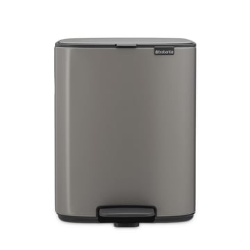 Кош за смет Brabantia Bo Pedal 12L, Platinum