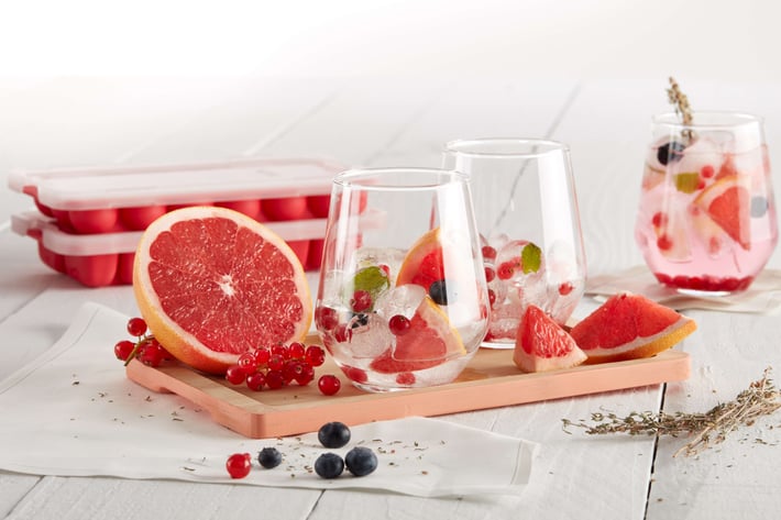 Форма за лед с капак Lekue, сърца