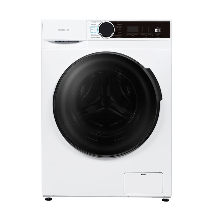 Промо-комплект Инверторна пералня Muhler IWM7120MWA, 7kg + Керамична парна ютия SI-2730C, 2600W