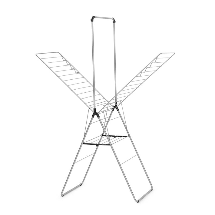 Сушилник за дрехи Brabantia Hangon, 25m, допълнителен прът, Metallic Grey