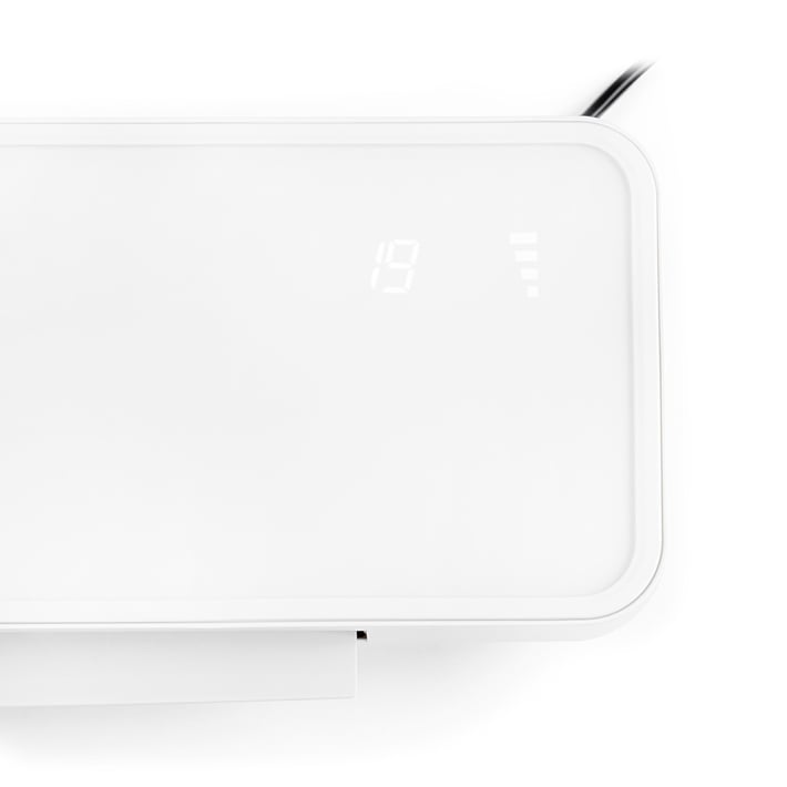 Ceramic heater Muhler MCW-2035, 2000W, wall-mounted, glass panel, LED display, remote control