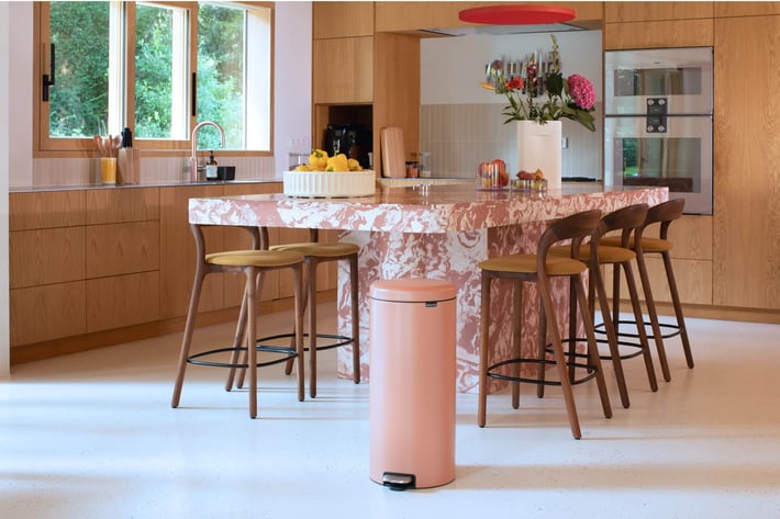 Кош за смет с педал Brabantia NewIcon 30L, Warm Copper