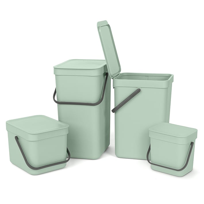 Кош за смет за разделно събиране Brabantia Sort&Go 3L, Jade Green