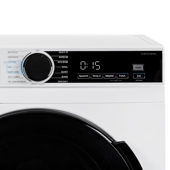 Промо-комплект Инверторна пералня Muhler IWM7120MWA, 7kg + Керамична парна ютия SI-2730C, 2600W