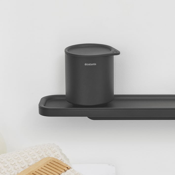 Кутия за аксесоари за баня Brabantia MindSet Mineral Infinite Grey
