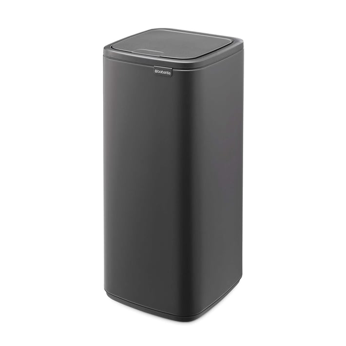 Waste Bin Brabantia Bo Touch 30L, Mineral Infinite Grey