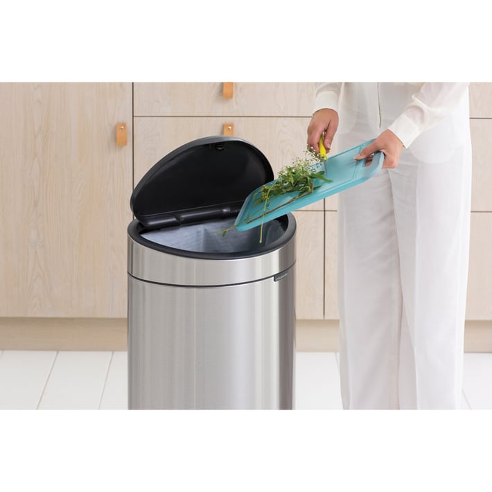 Кош за смет Brabantia Touch Bin New 40L, Matt Steel