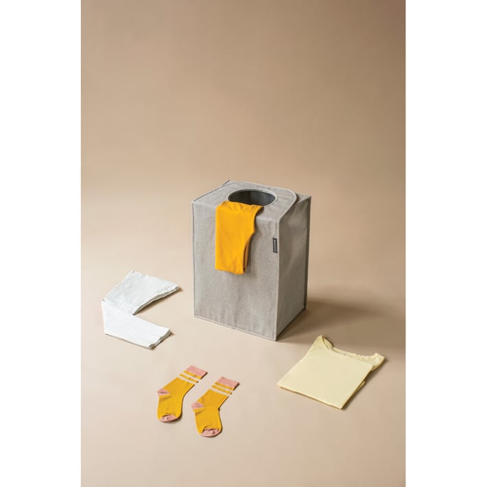 Торба пране Brabantia 55L, Grey, правоъгълна