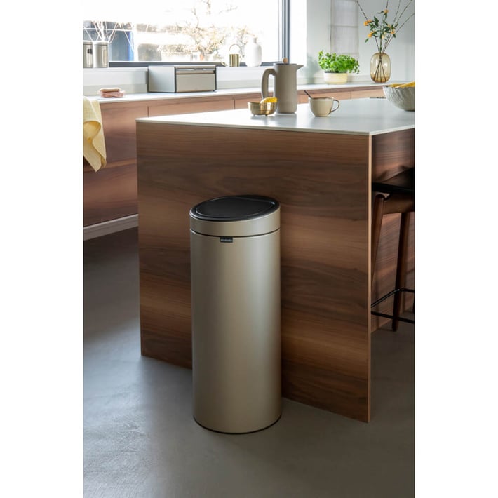 Кош за смет Brabantia Touch Bin New 30L, Metallic Gold
