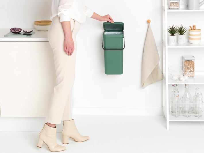 Кош за смет за разделно събиране Brabantia Sort&Go 16L, Fir Green