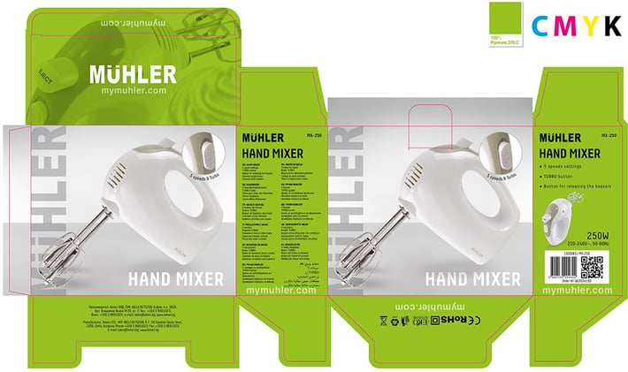 Hand Mixer Muhler MX-250