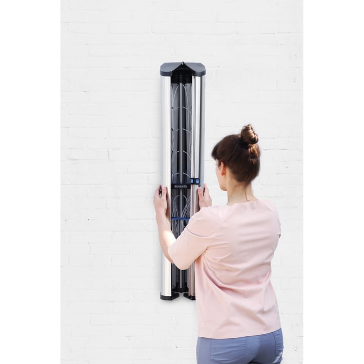 Кутия за простор за стена Brabantia WallFix Stainless Steel