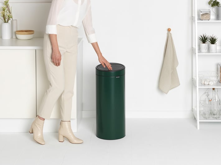 Кош за смет Brabantia Touch Bin New 30L, Pine Green