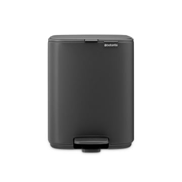 Waste Bin Brabantia Bo Pedal 7L, Mineral Infinite Grey