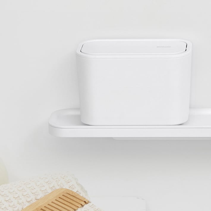 Кошче за отпадъци за баня Brabantia MindSet White