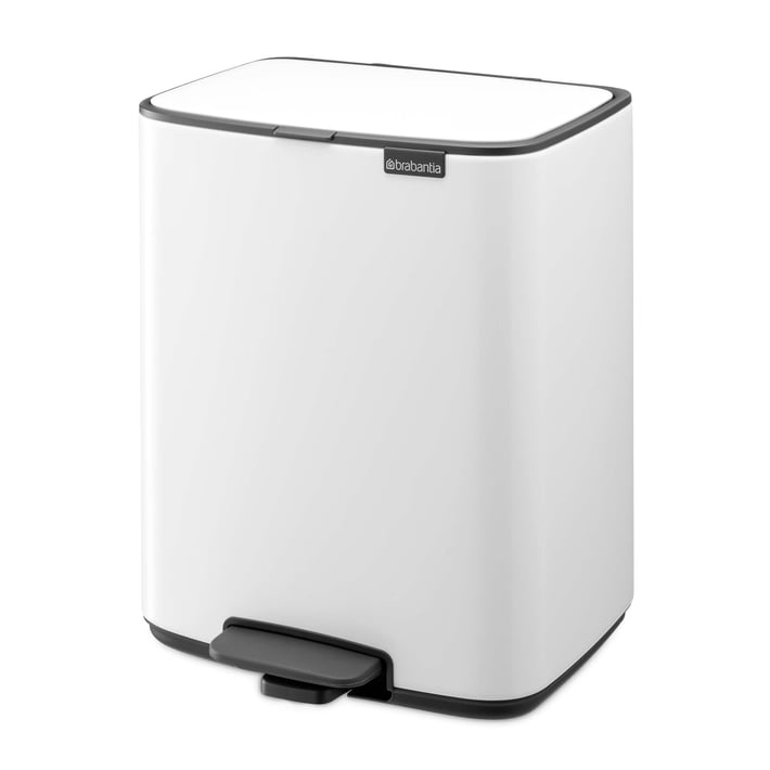 Кош за смет Brabantia Bo Pedal 12L, White