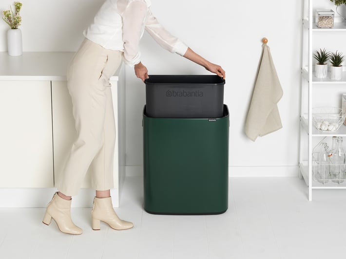 Кош за смет Brabantia Bo Touch 60L, Pine Green
