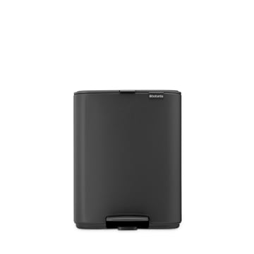 Waste Bin Brabantia Bo Pedal 12L, Mineral Infinite Grey