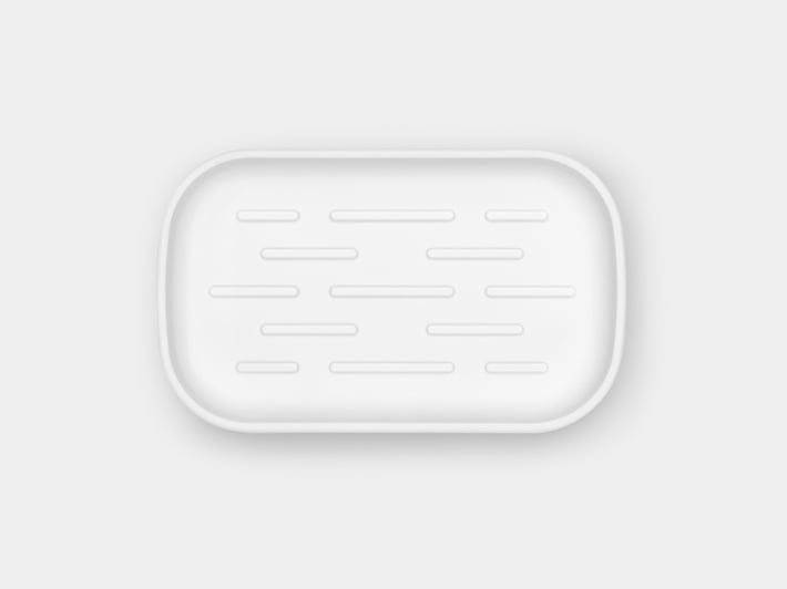 Сапунерка Brabantia ReNew White