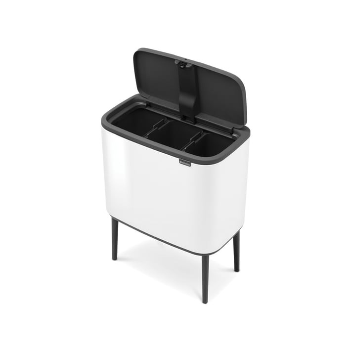 Кош за смет Brabantia Bo Touch 3x11L, White