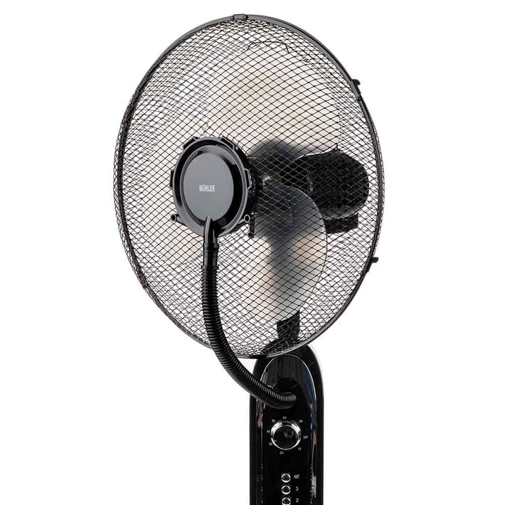Вентилатор с водна мъгла 16" Muhler MF-1677, 75W, таймер, мехн. упр-е