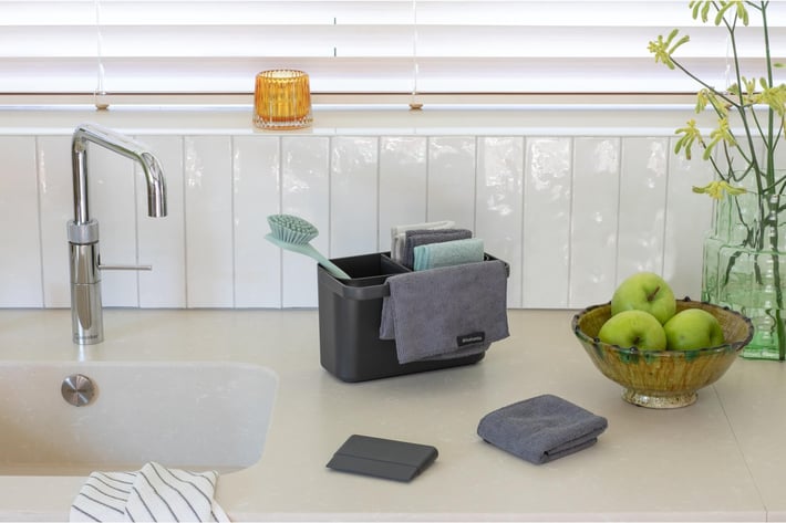 Комплект за почистване Brabantia SinkSide Dark Grey