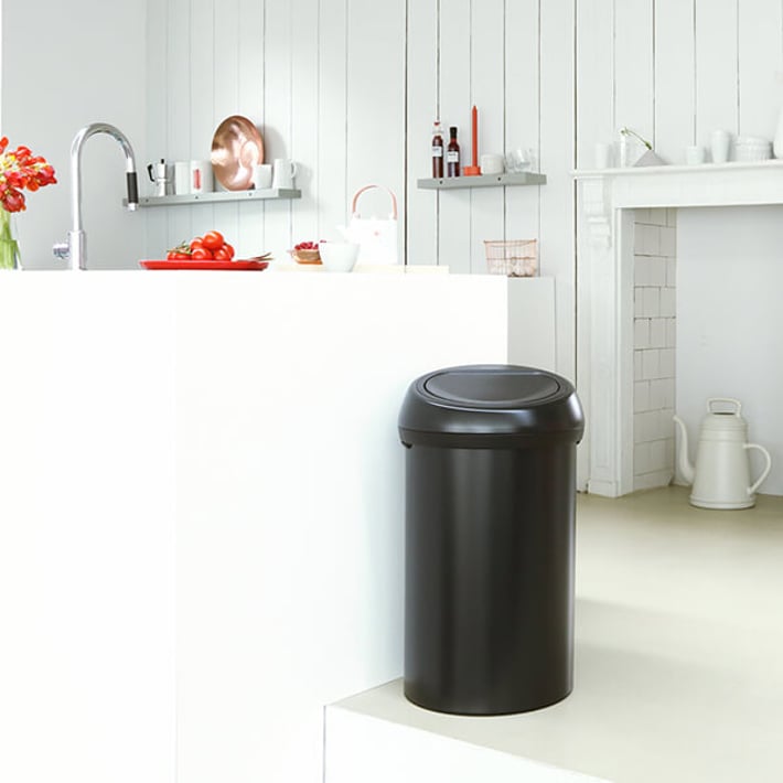 Кош за смет Brabantia Touch Bin 60L, Matt Black