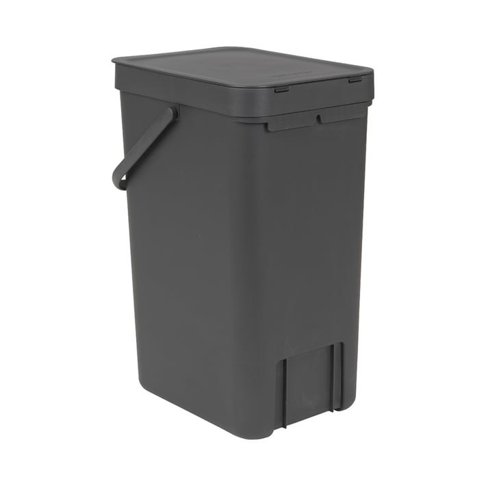 Кош за смет за разделно събиране Brabantia Sort&Go 16L, Dark Grey