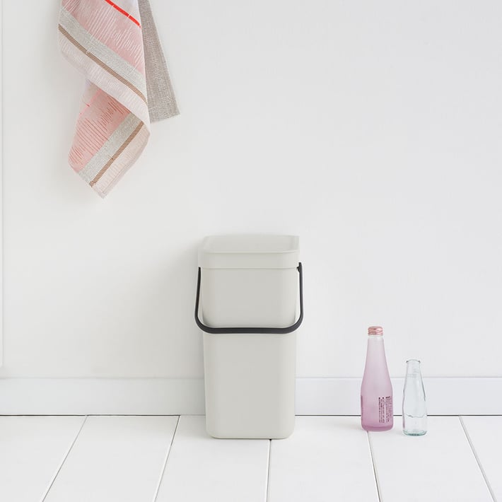 Кош за смет за разделно събиране Brabantia Sort&Go 12L, Light Grey