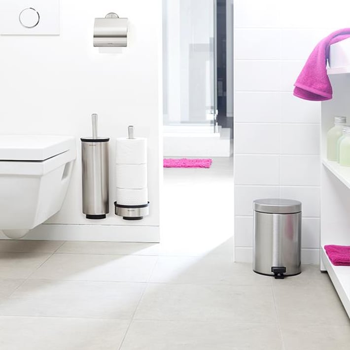 Държач за тоалетна хартия Brabantia ReNew Brilliant Steel