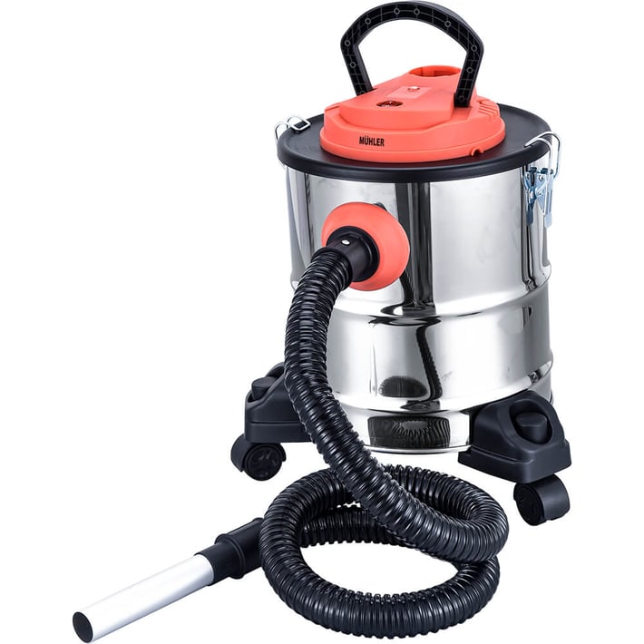 Ash Vacuum Cleaner Muhler MV-1580SR 15 L wheel base