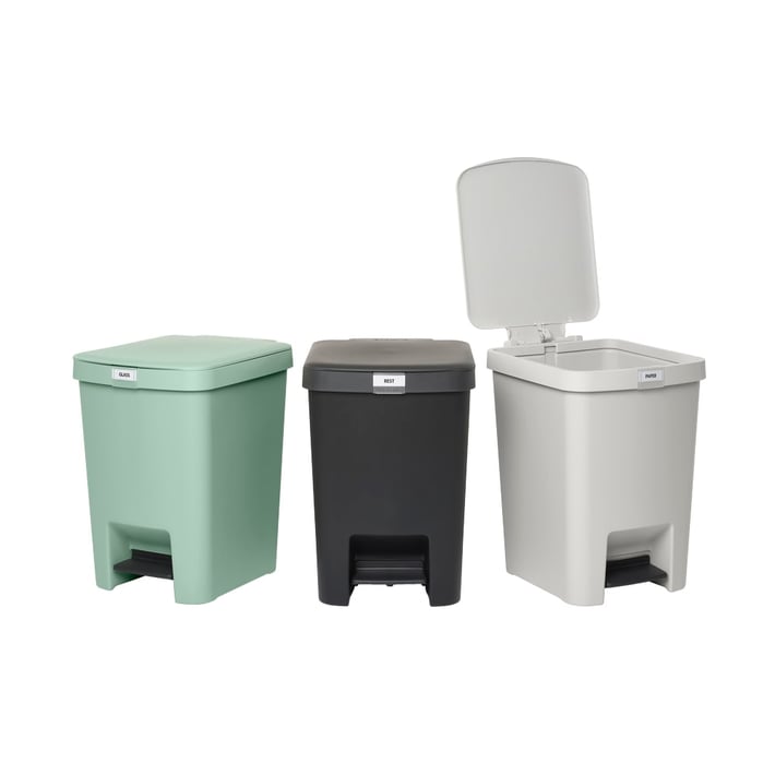 Кош за смет с педал Brabantia StepUp 25L, Dark Grey