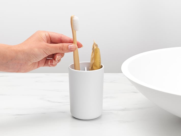 Стойка за четки за зъби Brabantia ReNew White
