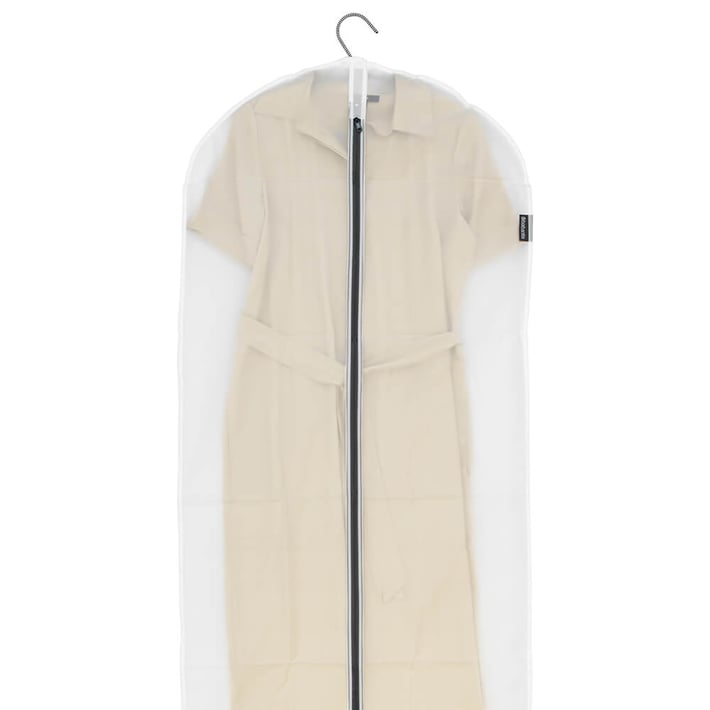 Комплект калъфи за дрехи Brabantia, размер XL, 60x150cm, Transparent/Grey 2 броя