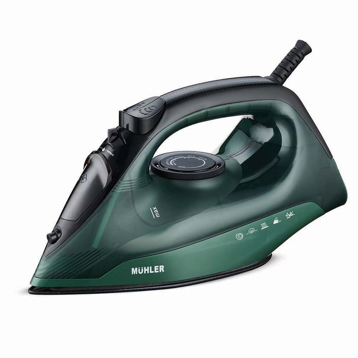 Промо-комплект Инверторна пералня Muhler IWM7140NWA, 7kg + Керамична парна ютия SI-2520C, 2400W