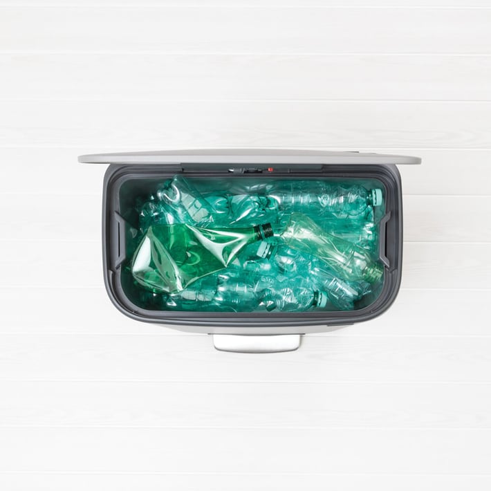 Кош за смет Brabantia Bo Pedal 60L, Mineral Concrete Grey