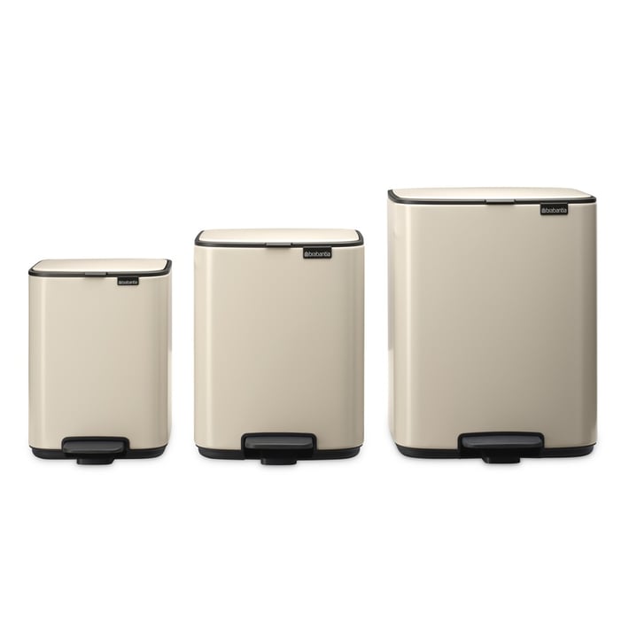Кош за смет Brabantia Bo Pedal 7L, Soft Beige