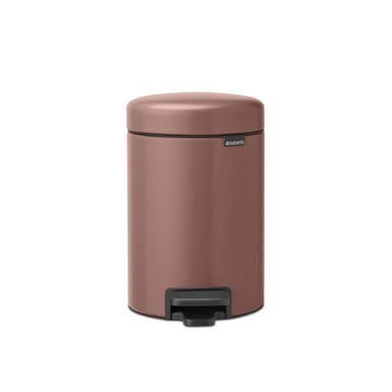 Coș de gunoi cu pedală Brabantia NewIcon 3L, Satin Taupe