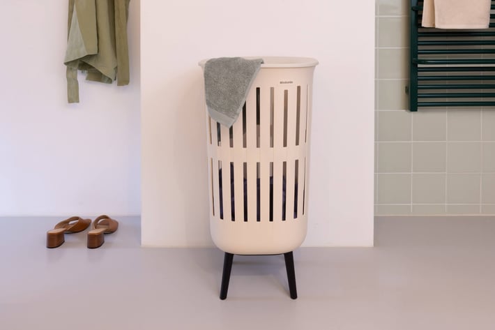 Coș de rufe Brabantia Collect-It Hi, 55L, Soft Beige