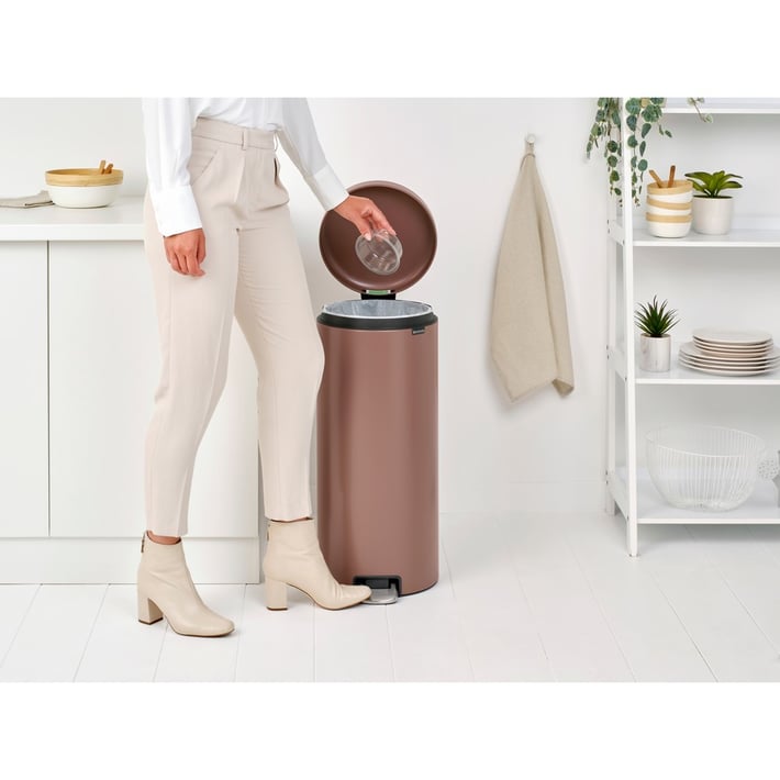 Кош за смет с педал Brabantia NewIcon 30L, Satin Taupe