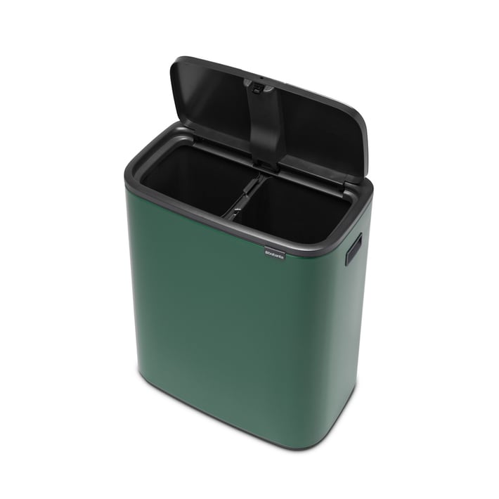 Кош за смет Brabantia Bo Touch 2x30L, Pine Green