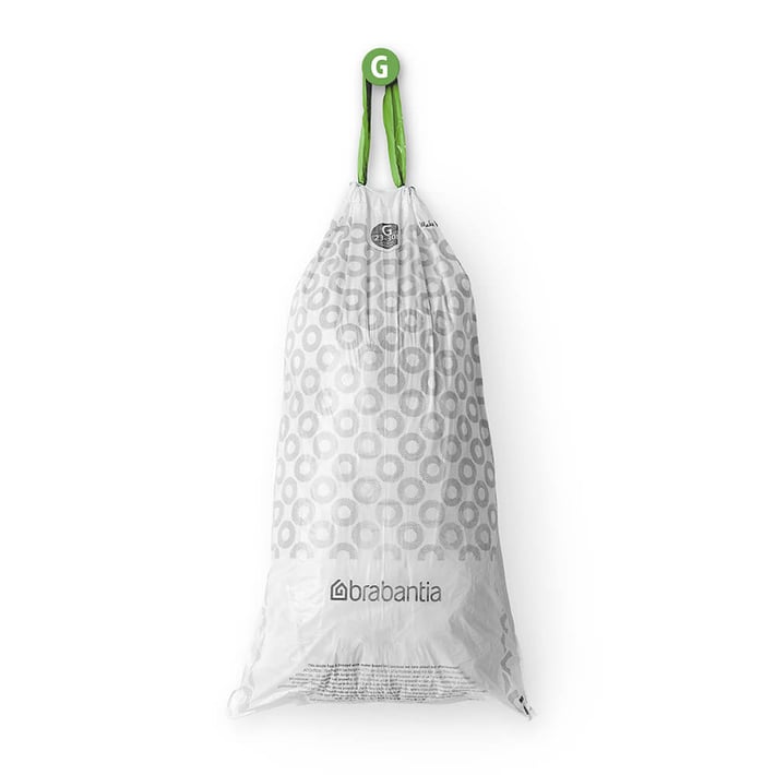 Торба за кош Brabantia PerfectFit NewIcon/Touch размер G, 23-30L, 10 броя, ролка