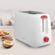 Toaster Muhler MT-969, Cooltouch, White, Red