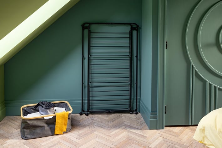 Uscător de rufe Brabantia Hangon Tower 23 m, Matt Black