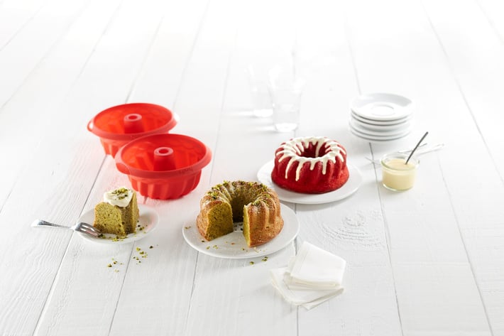 Комплект форми за печене Lekue 2 броя, силиконови, за сладкиши