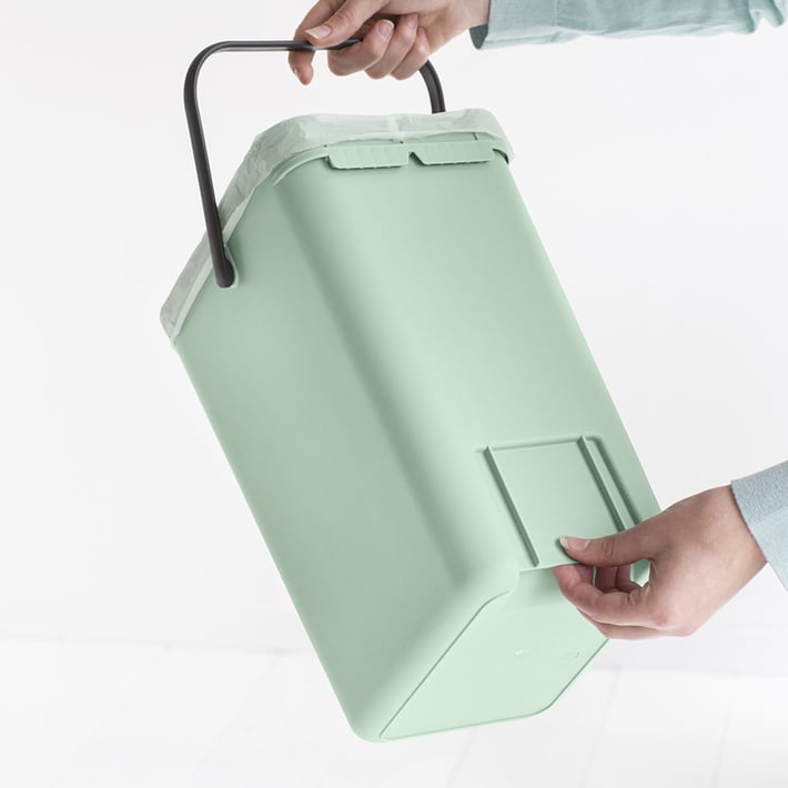 Кош за смет за разделно събиране Brabantia Sort&Go 12L, Jade Green