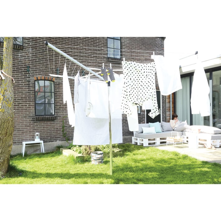 Външен простор Brabantia TopSpinner 50m, котва за бетониране