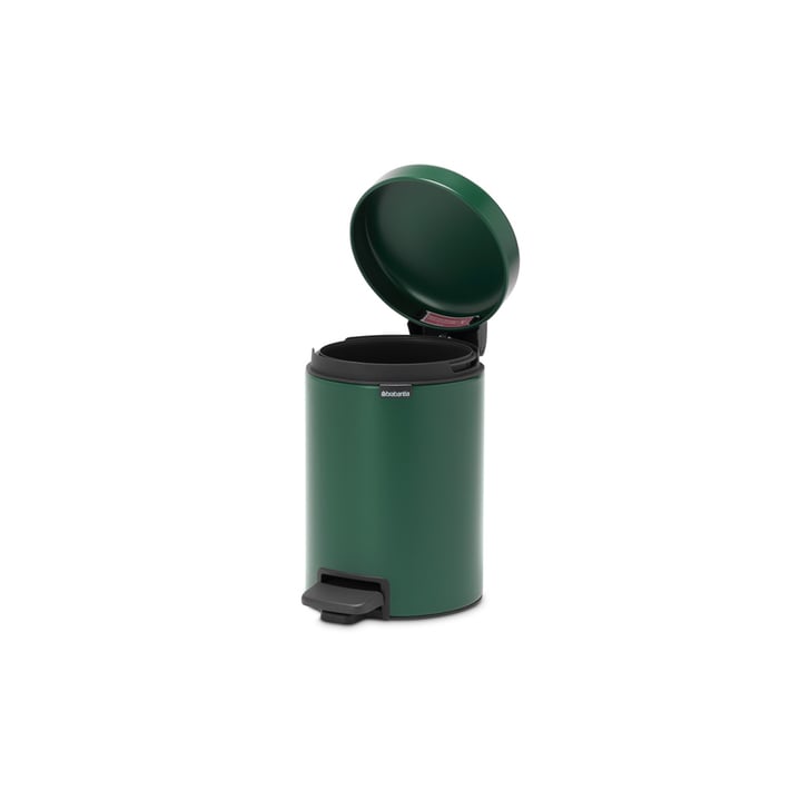 Coș de gunoi cu pedală Brabantia NewIcon 3L, Pine Green