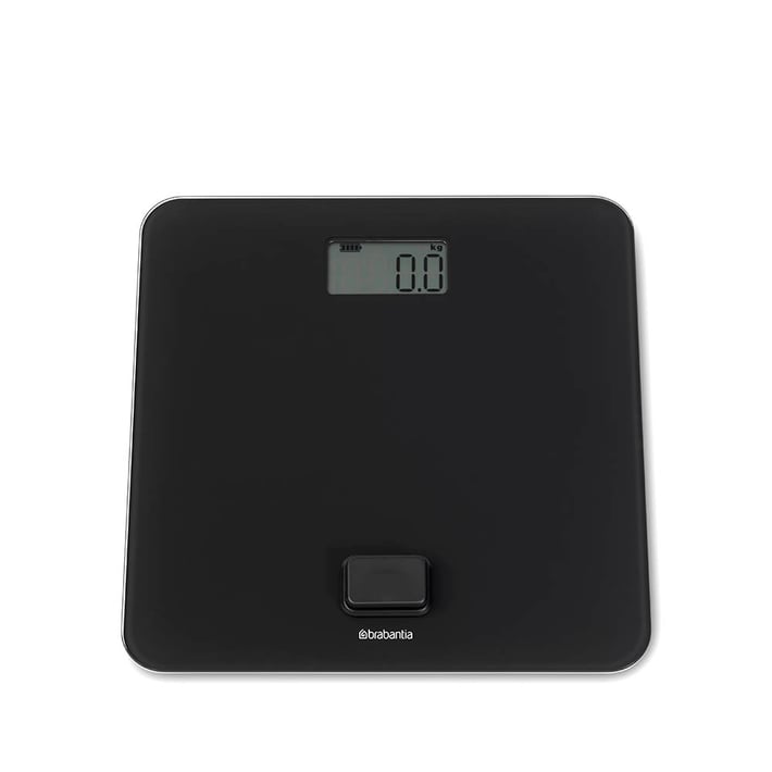 Дигитална везна за баня Brabantia ReNew Dark Grey, работа без батерии