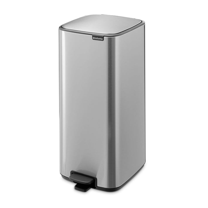 Кош за смет Brabantia Bo Pedal 30L, Matt Steel Fingerprint Proof